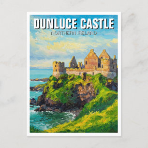Postal Dunluce Castle Northern Ireland Travel