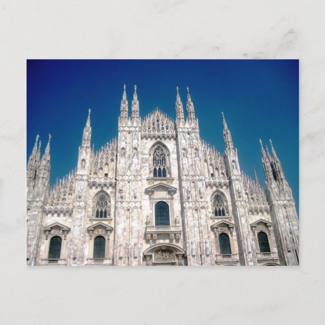 Postal Duomo di Milano (Anverso)