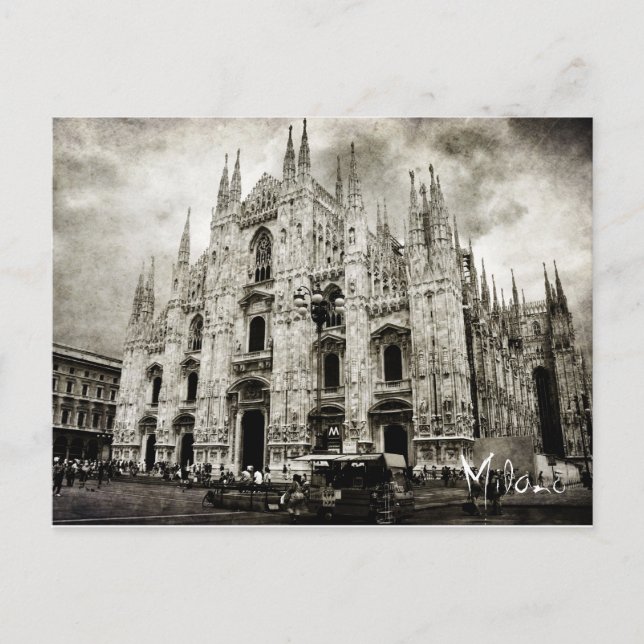 Postal Duomo di Milano - Postcard (Anverso)
