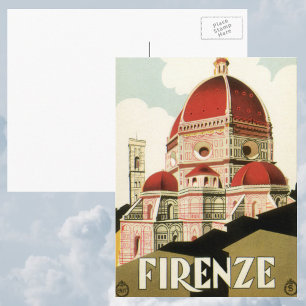 Postal Duomo en Firenze Florencia Italia Arte de Viajes A