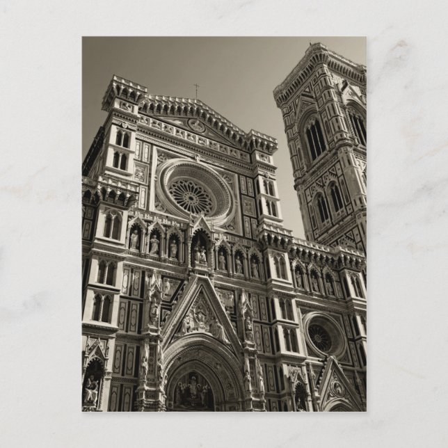 Postal duomo en florence italy (Anverso)