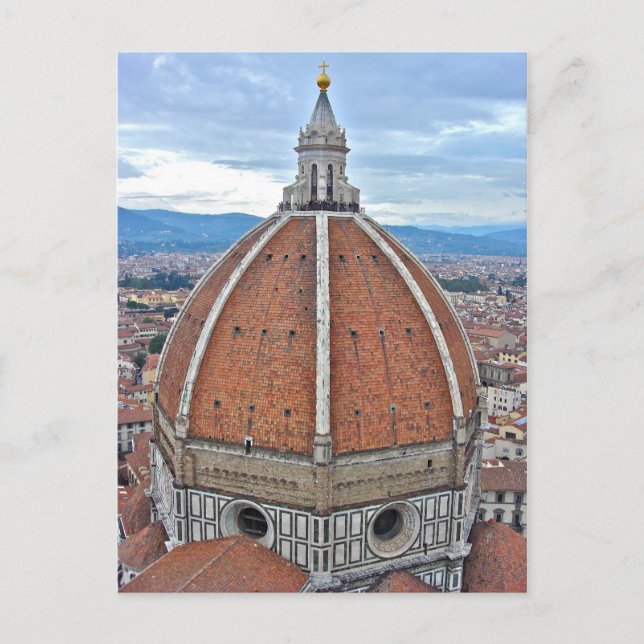 Postal Duomo - Florencia, Italia (Anverso)