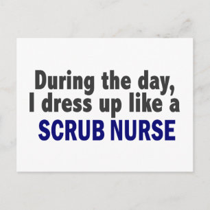 Postal Durante El Día Me Vestiré Como Una Enfermera De Es
