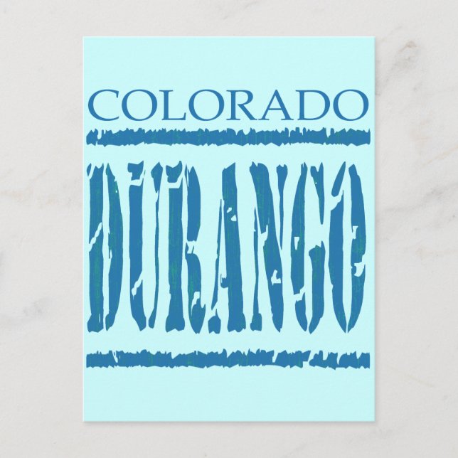 POSTAL DURAONG, COLORADO (Anverso)