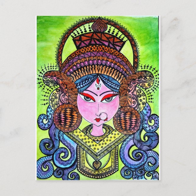 Postal Durga Maa (Anverso)