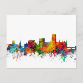 Postal Durham England Skyline Cityscape