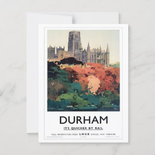 Postal Durham Reino Unido, inspirado por Rail Vintage
