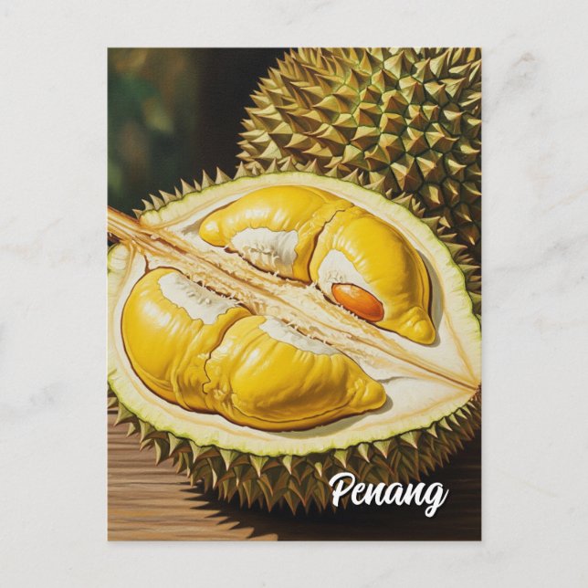 Postal Durian en Penang (Anverso)