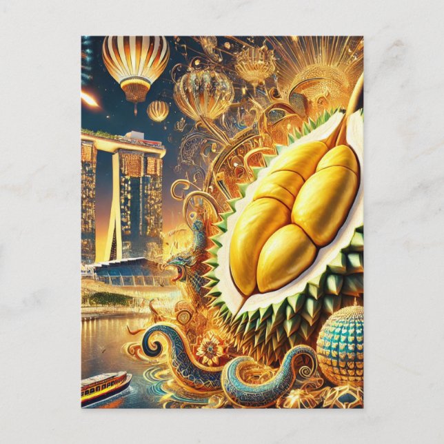 Postal Durian Extravaganza Marina Bay Sands - Singapur (Anverso)