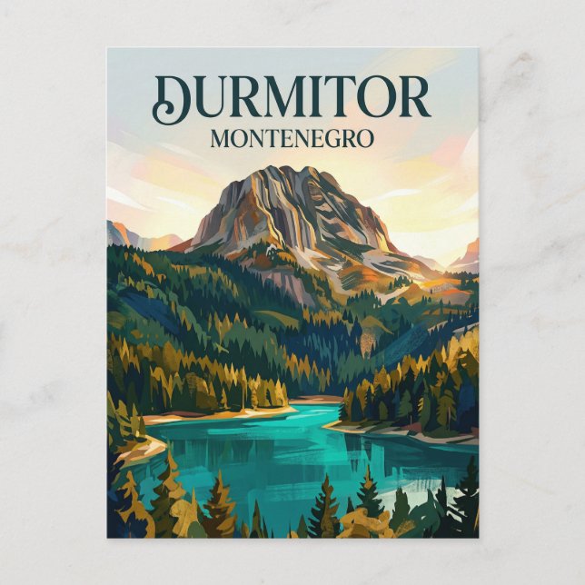 Postal Durmitor National Park Montenegro (Anverso)
