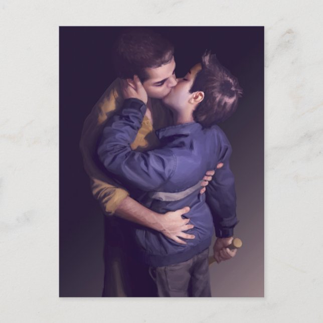 Postal Duro - Sólo el beso (postal) (Anverso)