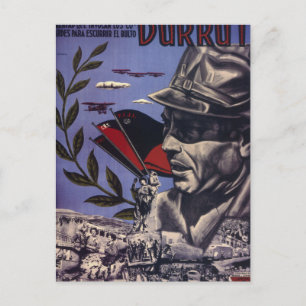 Postal Durruti. Los verdaderos anarquistas son Posters de