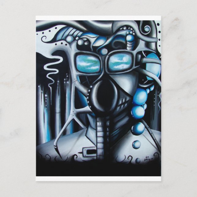 Postal Durst im Sturm (Anverso)