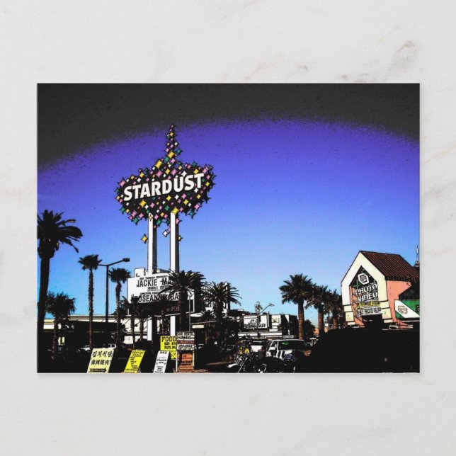 Postal Dusk en la Stardust (Anverso)