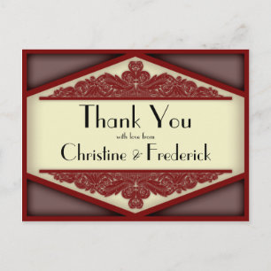 Postal Dusky Pink Vintage, gracias postal.