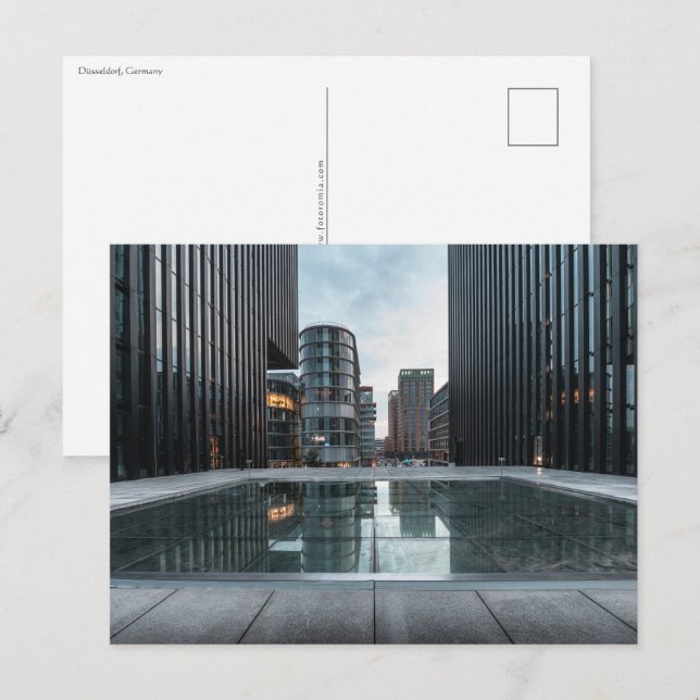 Postal Dusseldorf Alemania (Anverso / Reverso)