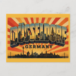 Postal Düsseldorf Alemania Rheinturm