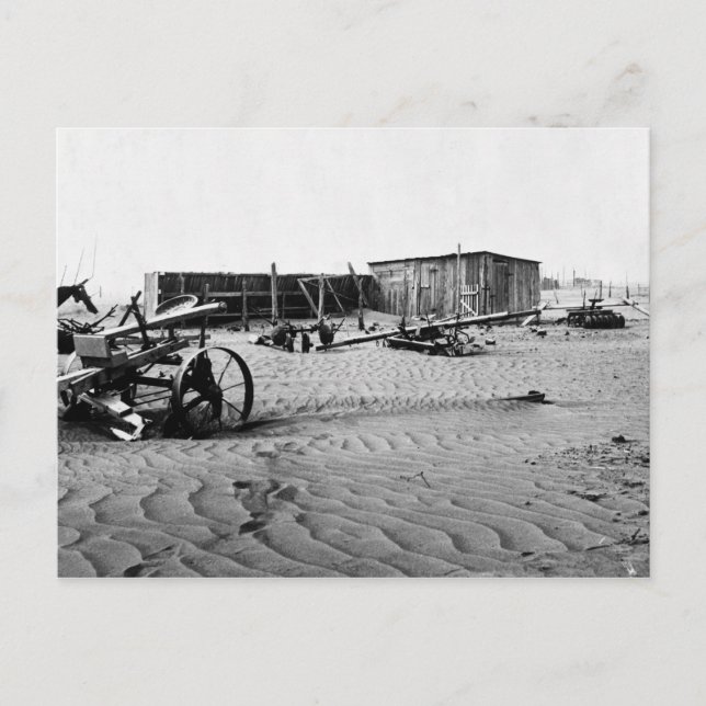 Postal Dust Bowl 1935. (Anverso)