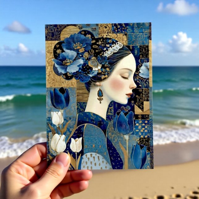 Postal Dutch Golden Age Lady Portrait Painting (Subido por el creador)