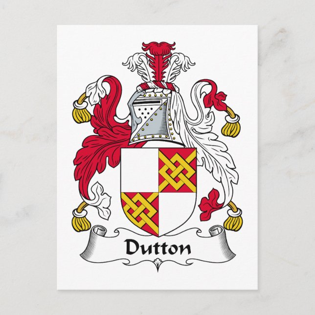 Postal Dutton Family Crest (Anverso)