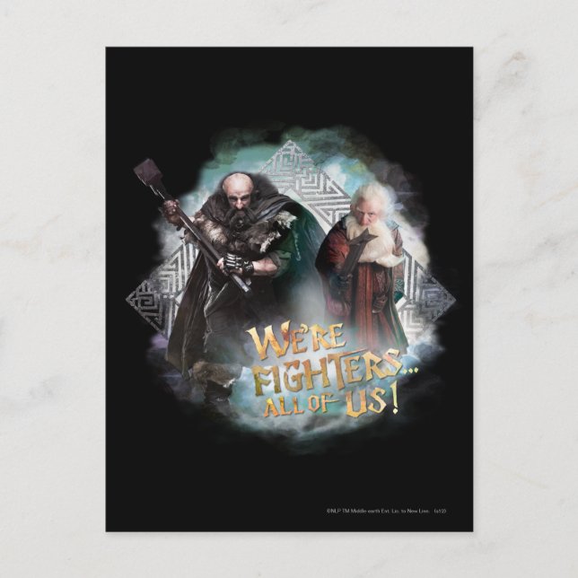 Postal Dwalin y Balin (Anverso)