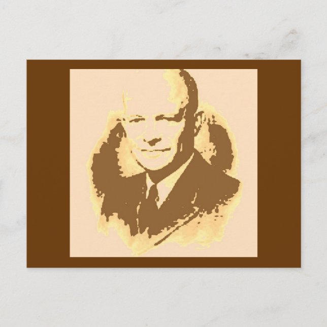 Postal Dwight D Eisenhower (Anverso)