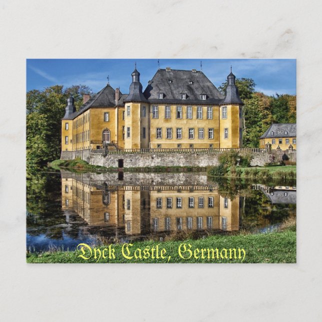 Postal Dyck Castle Germany (Anverso)