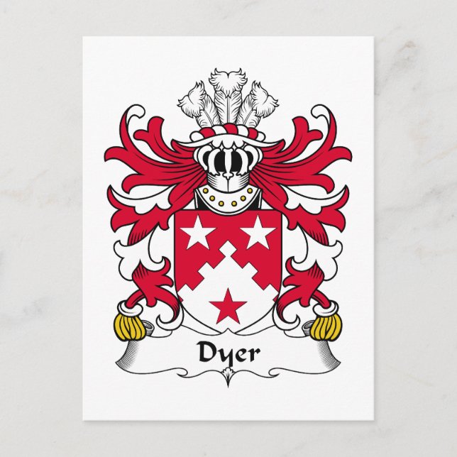 Postal Dyer Family Crest (Anverso)