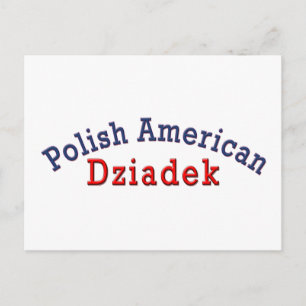 Postal Dziadek estadounidense polaco