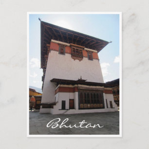 Postal dzong tower bhutan