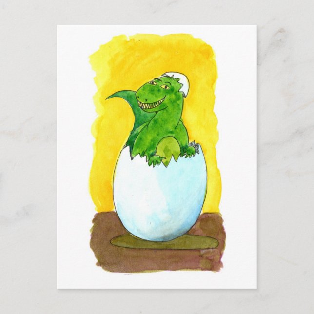 Postal E es para huevo (Anverso)