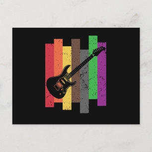 Postal E-Gitarre Bunt