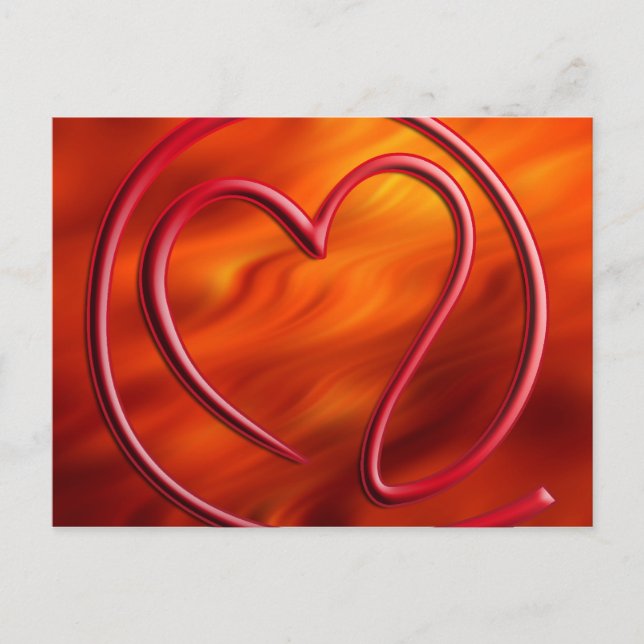 Postal e m a i l 4 y u | rojo fuego (Anverso)