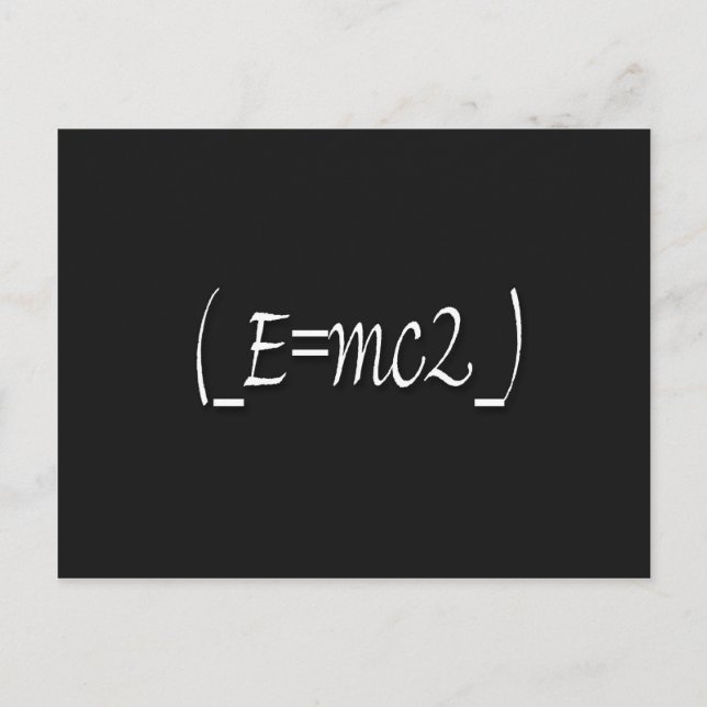 Postal (_E=mc2_) copia (Anverso)