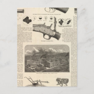 Postal E Remington e hijos