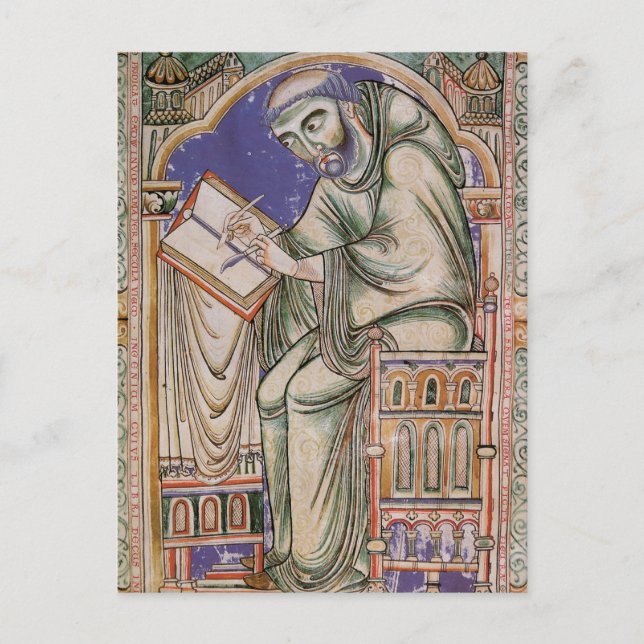 Postal Eadwine el monje (Anverso)