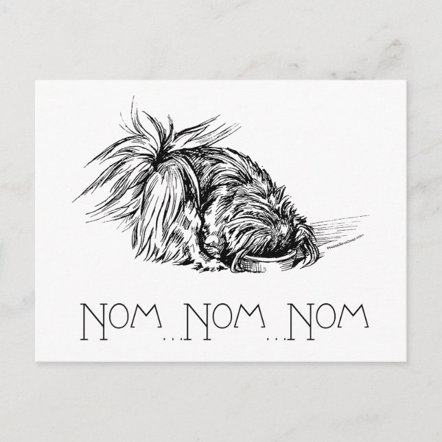 Postal Eager Eater Peke (Anverso)