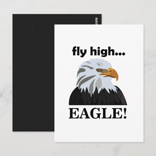 Postal Eagle Bald Eagle Fly High Eagle (Anverso / Reverso)