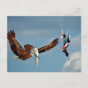Postal Eagle elefante elegante