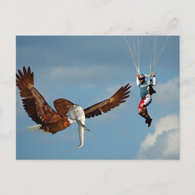Postal Eagle elefante elegante (Anverso)