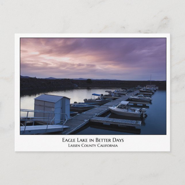 Postal Eagle Lake in Better Days (Anverso)