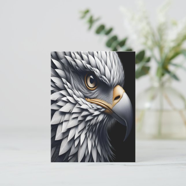 Postal Eagles Sharp Gaze (Anverso de pie)