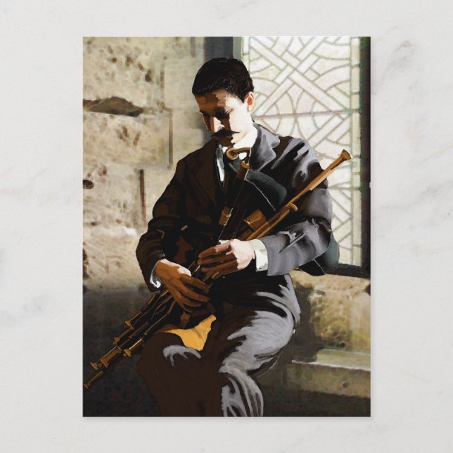 Postal Eamon Ceannt, Patriota Irlandés (Anverso)