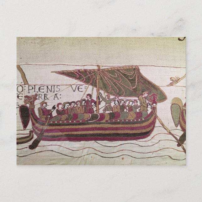 Postal Earl Harold con sus velas llenas de viento (Anverso)