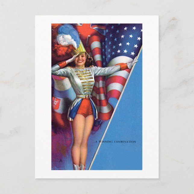 Postal Earl Moran Vintage Americana (Anverso)