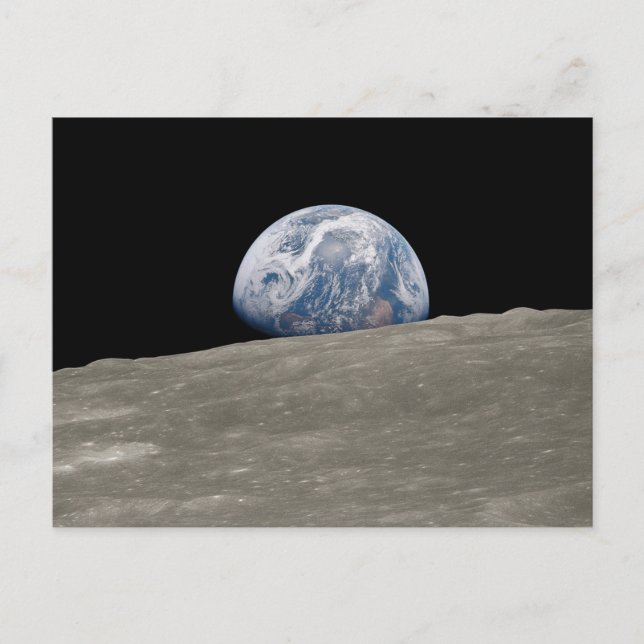Postal Earthrise Apollo 8 (Anverso)