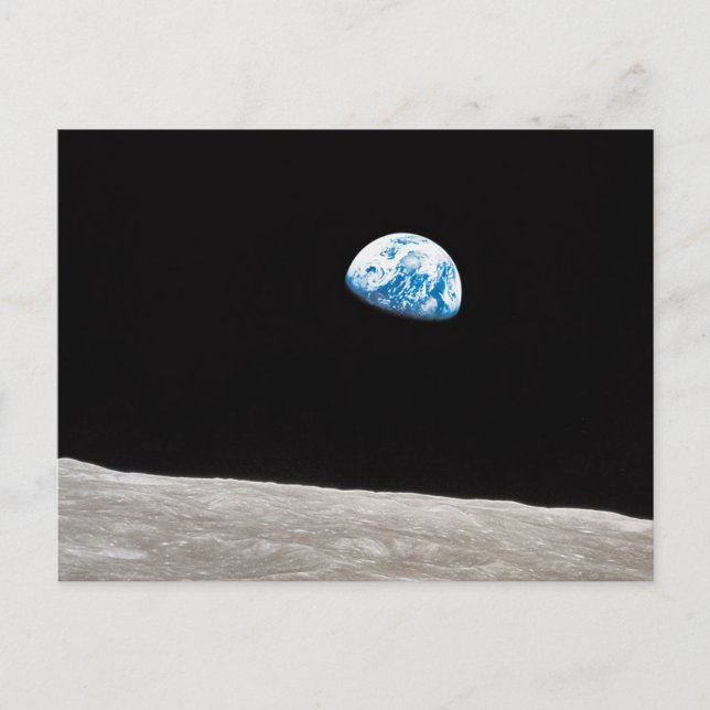 Postal Earthrise William Anders (Anverso)