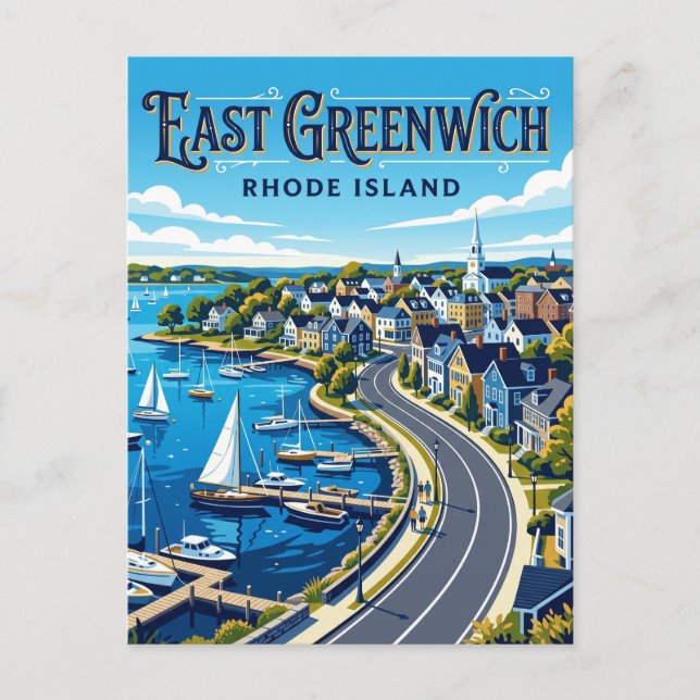 Postal East Greenwich Rhode Island (Anverso)