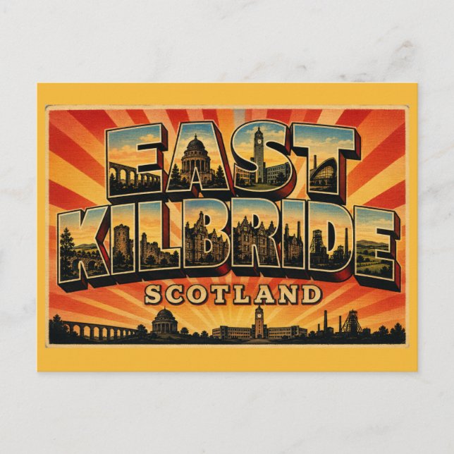 Postal East Kilbride Escocia Calderglen (Anverso)