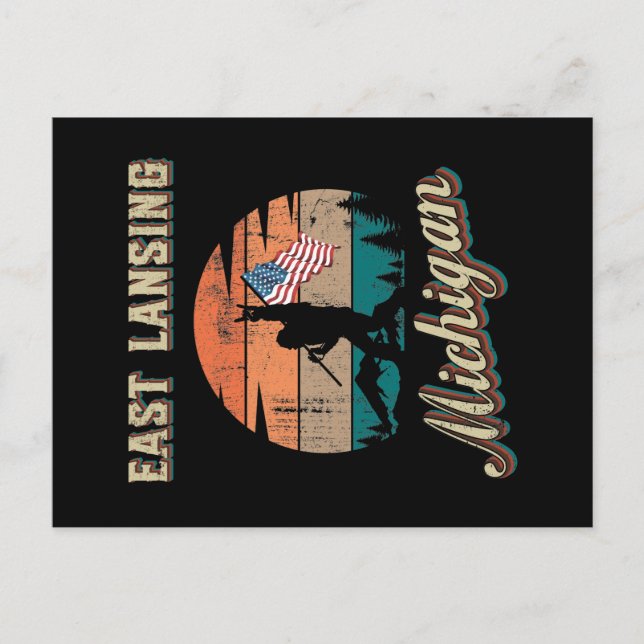Postal East Lansing Michigan (Anverso)